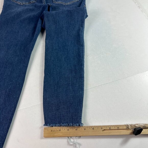 Good American Jean Women 27x25* Good Legs Skinny Mid Rise Crop Blue Denim Tag 28 - Picture 11 of 16